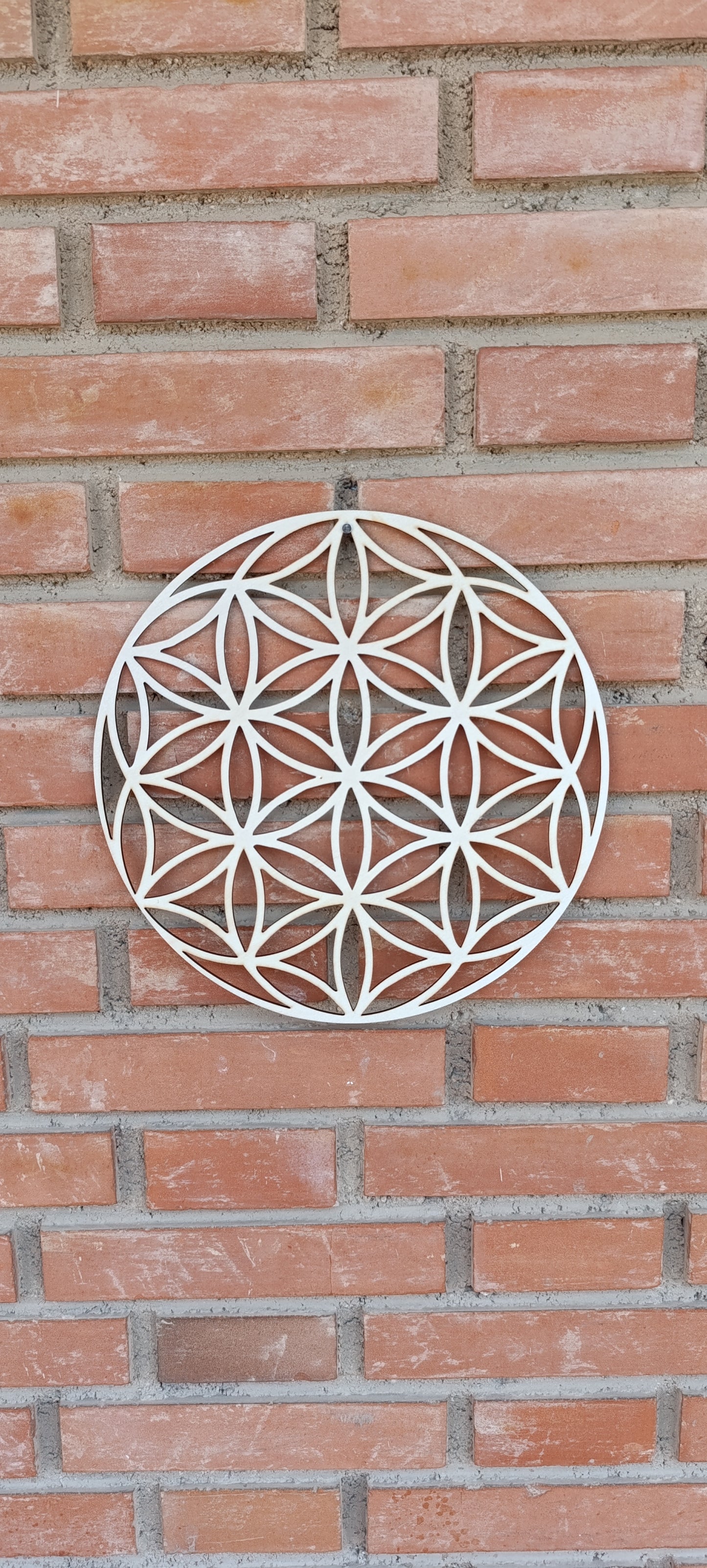 Flor de la Vida en madera – Decoración boho artesanal
