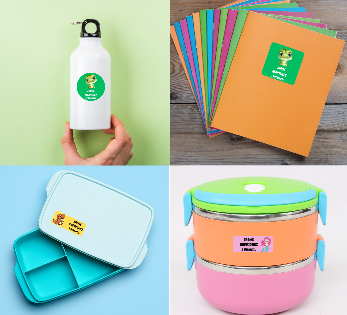 Pegatinas escolares para la vuelta al cole 2025 🎒✨