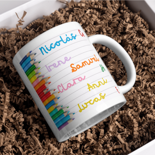 🎁 Taza Personalizada para Profesores – Un Recuerdo que Dura Más que un Curso