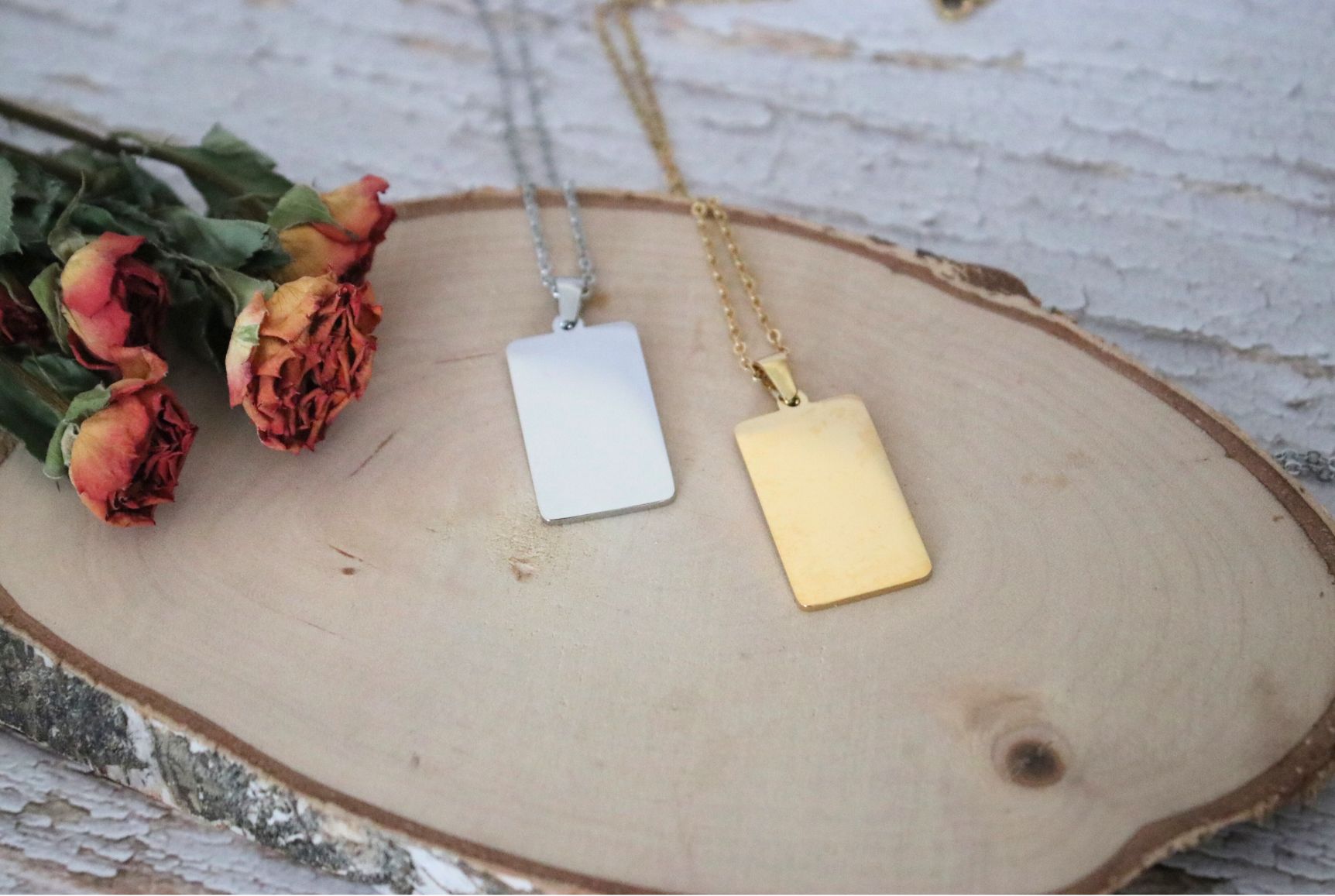 Colgante rectangular