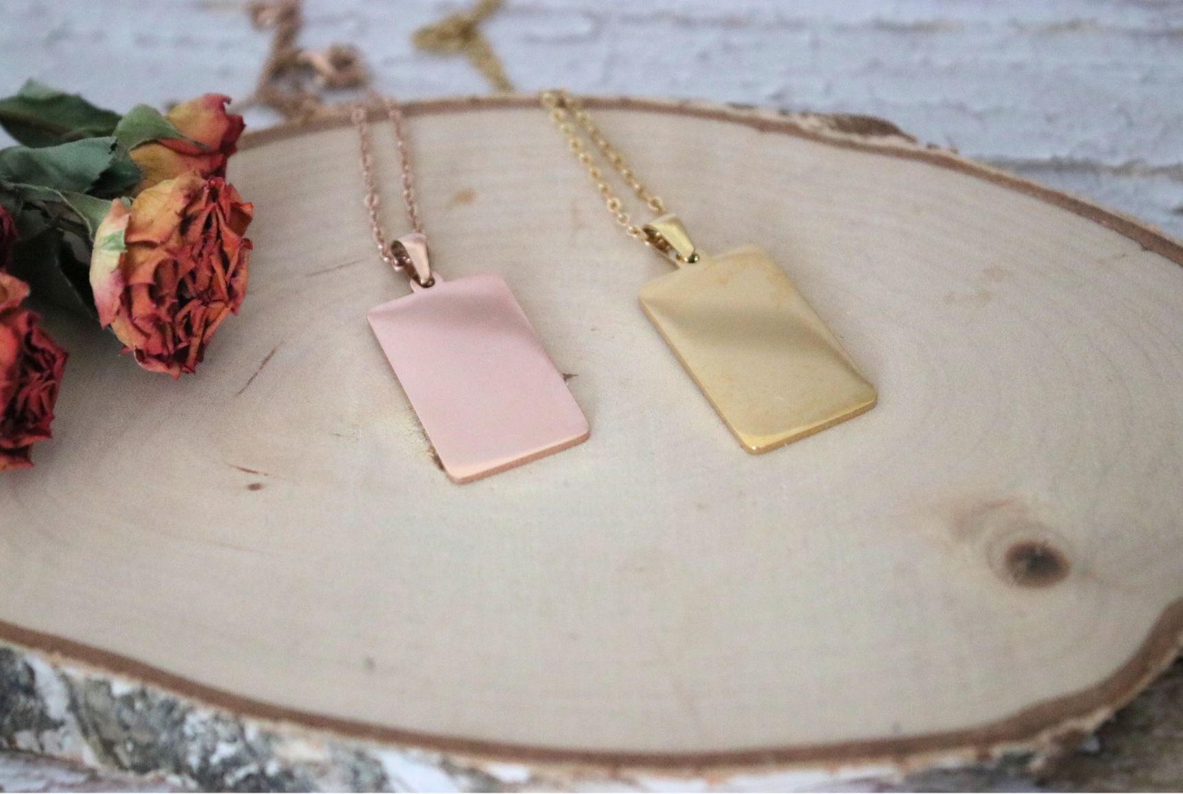 Colgante rectangular