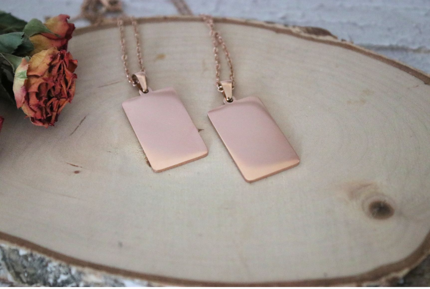 Colgante rectangular