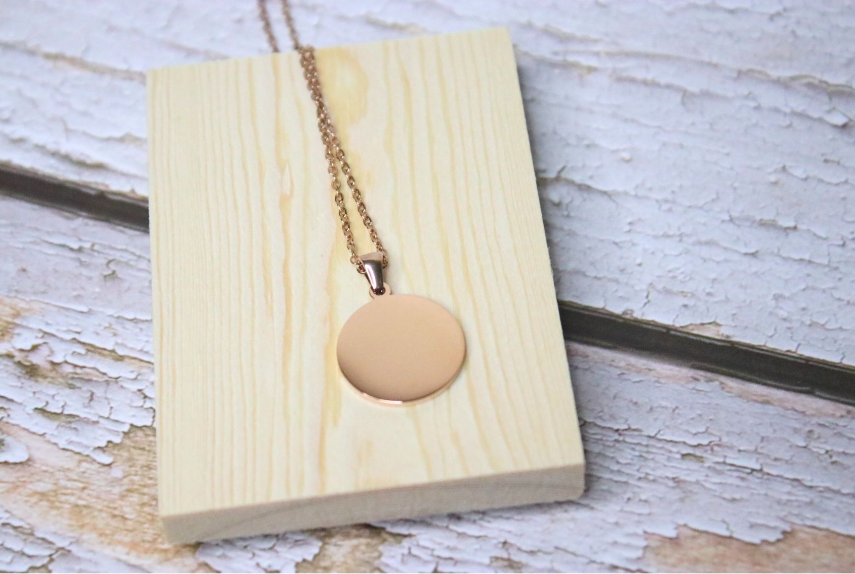 Colgante redondo letra manuscrito - Imagen 5