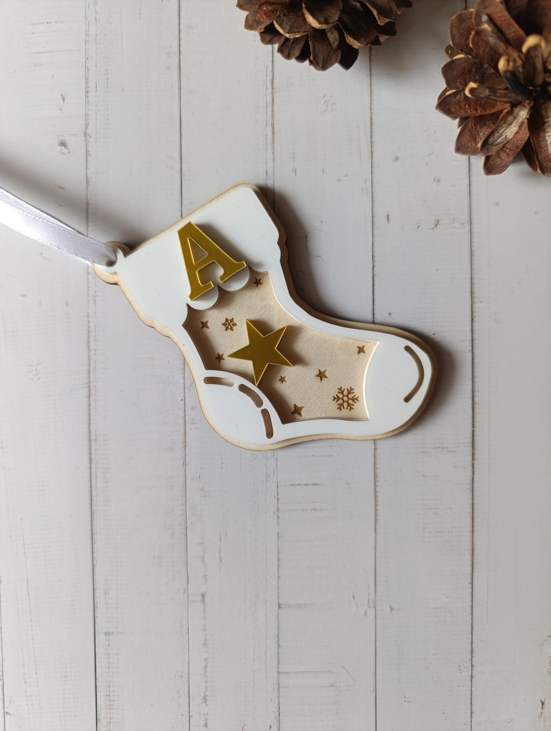 Adorno de árbol calcetín - Imagen 3