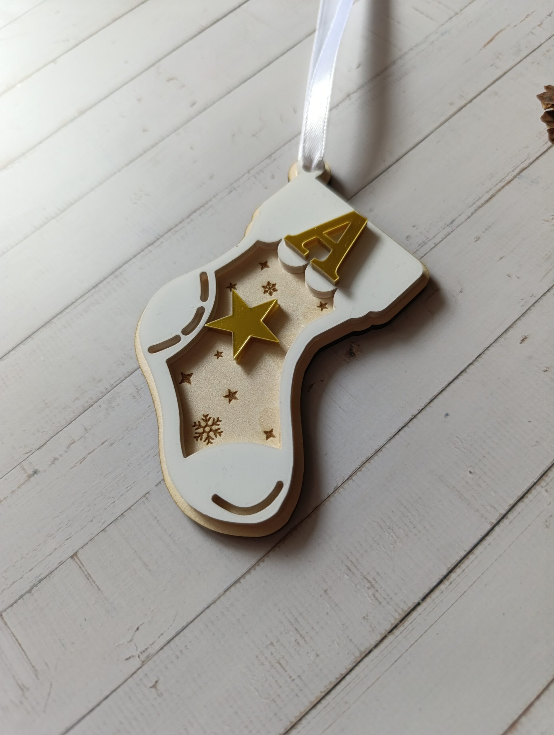 Adorno de árbol calcetín - Imagen 2