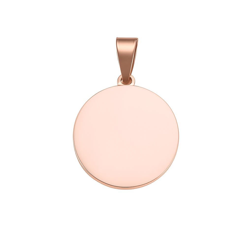 Colgante redondo letra manuscrito - Imagen 2