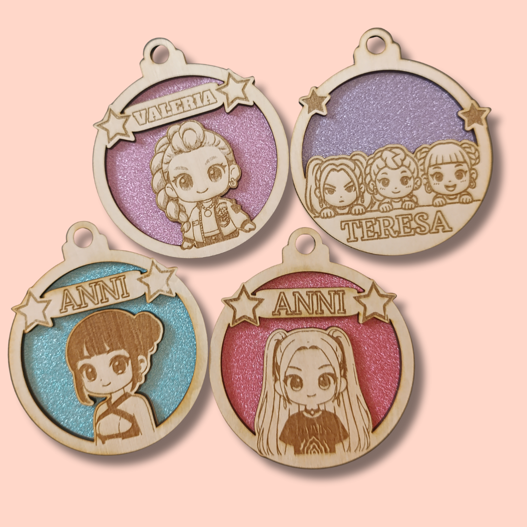 Bola de Navidad Personalizada Huntrix