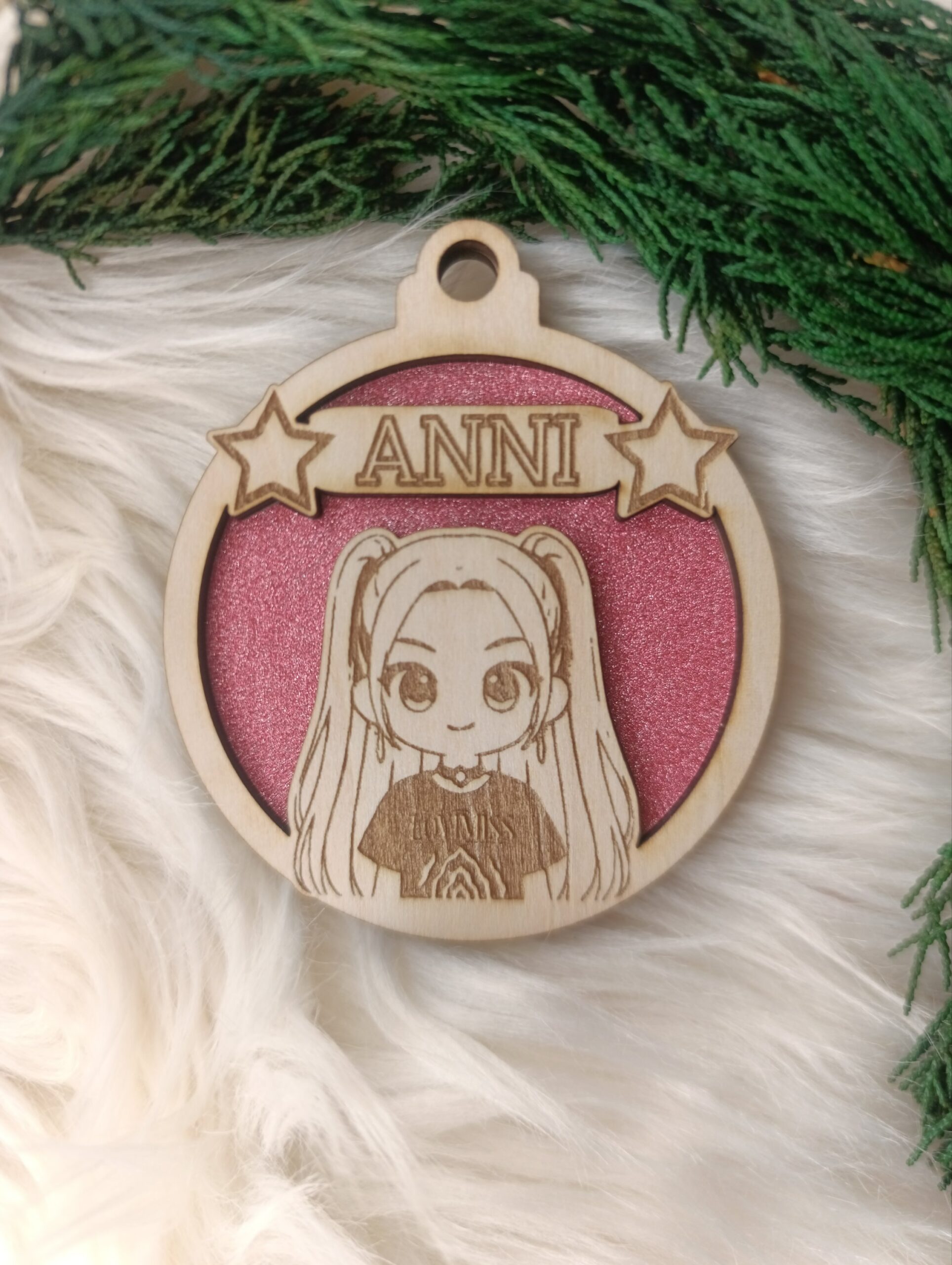 Bola de Navidad Personalizada Huntrix - Imagen 3