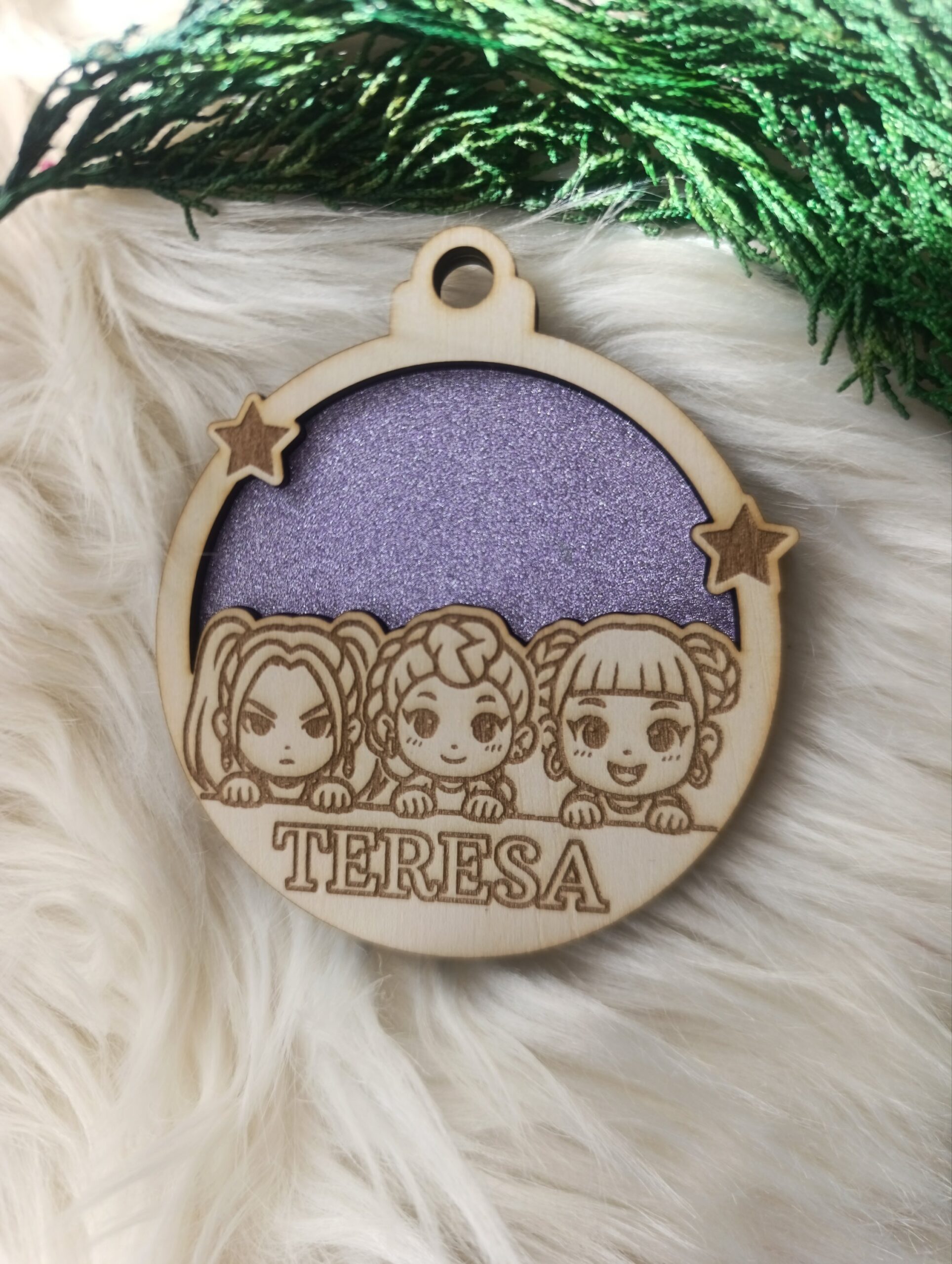 Bola de Navidad Personalizada Huntrix - Imagen 5