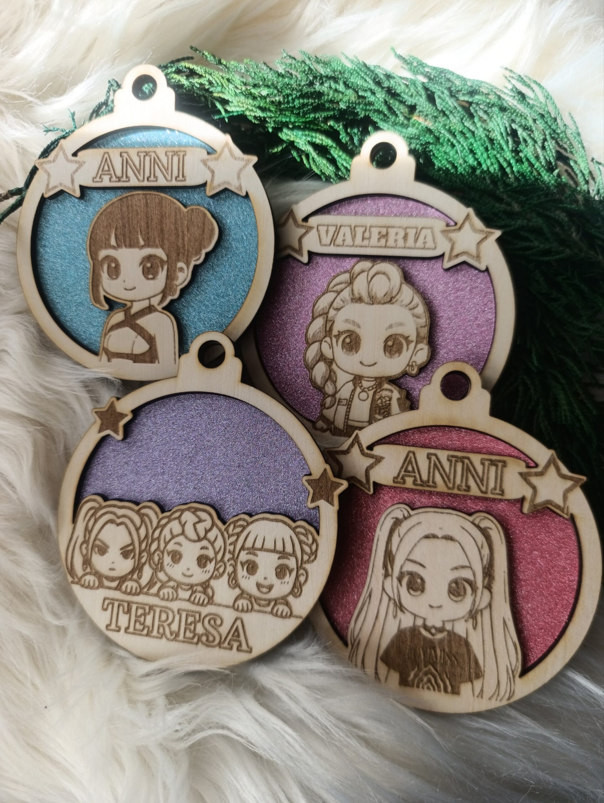 Bola de Navidad Personalizada Huntrix - Imagen 6