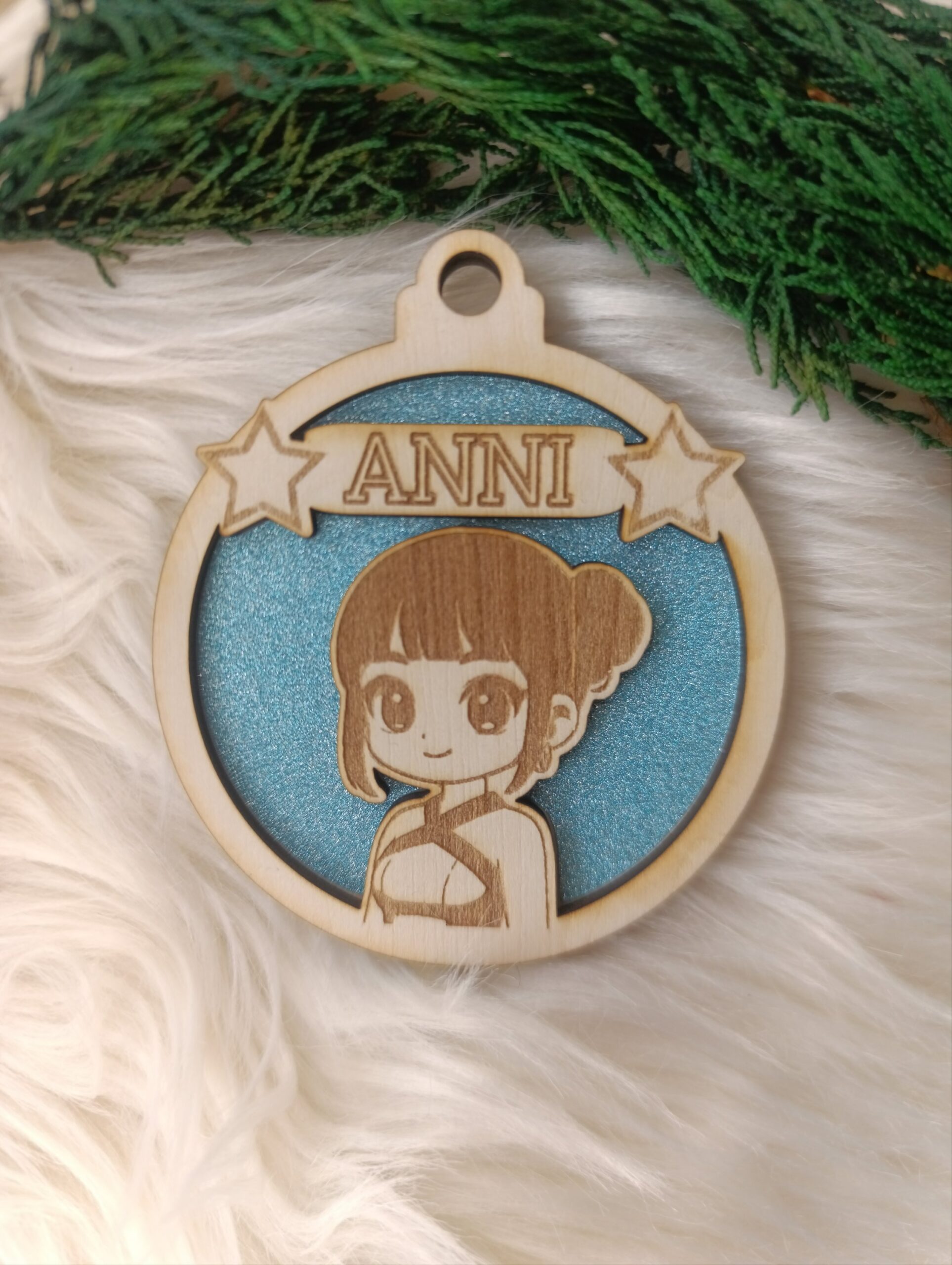 Bola de Navidad Personalizada Huntrix - Imagen 2